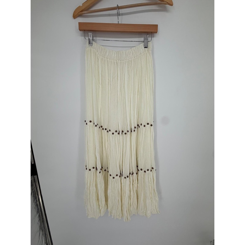 Sedona Stitchery Skirt Set Vintage Cream Studded NWT Southwestern Dead Stock - Picture 9 of 15